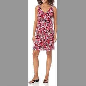 Nic + Zoe Womens Geo Pane Dress